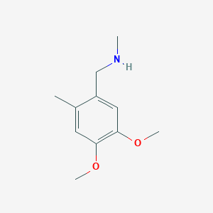 N-(4,5-dimethoxy-2-methylbenzyl)-N-methylamine