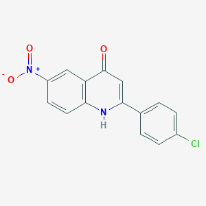 2-(4-Chlorophenyl)-6-nitroquinolin-4-ol