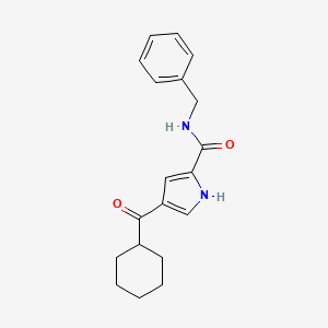 N-benzyl-4-(cyclohexylcarbonyl)-1H-pyrrole-2-carboxamide