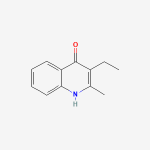 molecular formula C12H13NO B2966678 3-乙基-2-甲基喹啉-4-醇 CAS No. 1888-01-3