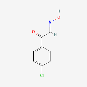 molecular formula C8H6ClNO2 B2966687 (4-Chlorophenyl)(oxo)acetaldehyde oxime CAS No. 1089304-84-6; 3750-07-0