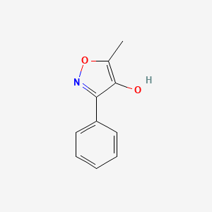 molecular formula C10H9NO2 B2966695 5-Methyl-3-phenyl-1,2-oxazol-4-ol CAS No. 13054-64-3