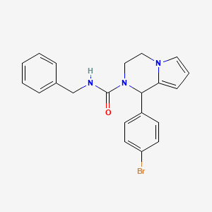 N-benzyl-1-(4-bromophenyl)-3,4-dihydropyrrolo[1,2-a]pyrazine-2(1H)-carboxamide