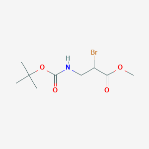 Methyl 2-bromo-3-{[(tert-butoxy)carbonyl]amino}propanoate