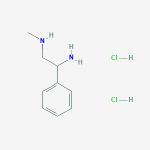 molecular formula C9H16Cl2N2 B2966719 (2-Amino-2-phenylethyl)(methyl)amine dihydrochloride CAS No. 89146-17-8