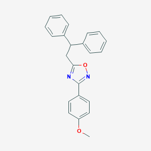 molecular formula C23H20N2O2 B296672 5-(2,2-Diphenylethyl)-3-(4-methoxyphenyl)-1,2,4-oxadiazole 