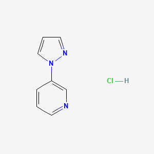 3-(1H-pyrazol-1-yl)pyridine hydrochloride