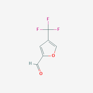 molecular formula C6H3F3O2 B2966756 4-(Trifluoromethyl)furan-2-carbaldehyde CAS No. 26431-60-7