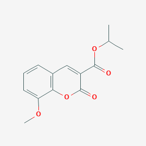 Methylethyl 8-methoxy-2-oxochromene-3-carboxylate