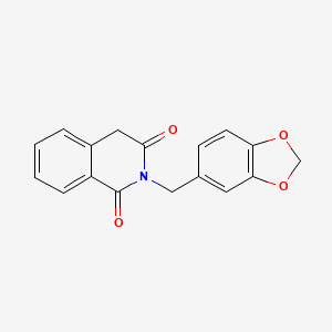 2-(1,3-benzodioxol-5-ylmethyl)-4H-isoquinoline-1,3-dione