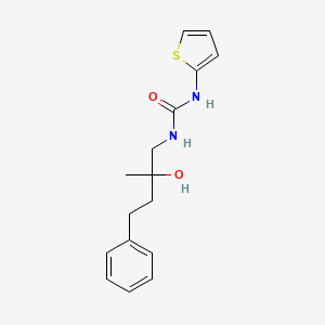 1-(2-Hydroxy-2-methyl-4-phenylbutyl)-3-(thiophen-2-yl)urea