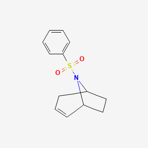 molecular formula C13H15NO2S B2966836 (1R,5S)-8-(phenylsulfonyl)-8-azabicyclo[3.2.1]oct-2-ene CAS No. 1797892-75-1