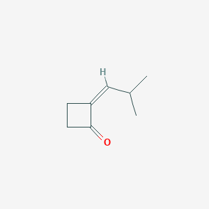 (2Z)-2-(2-Methylpropylidene)cyclobutan-1-one