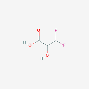 molecular formula C3H4F2O3 B2966886 3,3-Difluoro-2-hydroxypropanoic acid CAS No. 371961-43-2