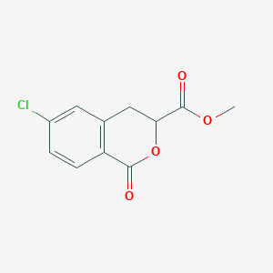 methyl 6-chloro-1-oxo-3,4-dihydro-1H-isochromene-3-carboxylate