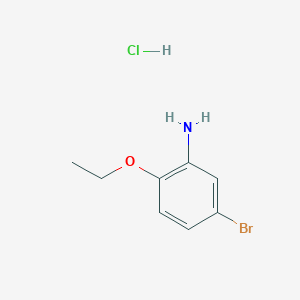 molecular formula C8H11BrClNO B2966897 (5-Bromo-2-ethoxyphenyl)amine hydrochloride CAS No. 1211430-33-9; 68319-86-8