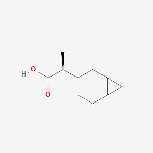 (2S)-2-(3-Bicyclo[4.1.0]heptanyl)propanoic acid