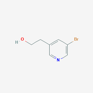 molecular formula C7H8BrNO B2966925 2-(5-溴吡啶-3-基)乙醇 CAS No. 1255713-61-1