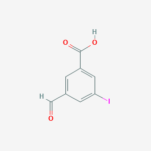 molecular formula C8H5IO3 B2966931 3-Formyl-5-iodobenzoic acid CAS No. 1289015-17-3