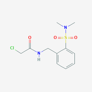 2-chloro-N-{[2-(dimethylsulfamoyl)phenyl]methyl}acetamide