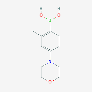 molecular formula C11H16BNO3 B2967001 2-Methyl-4-morpholinophenylboronic acid CAS No. 2225175-77-7