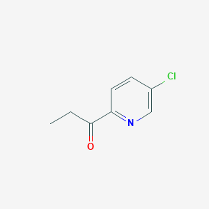 molecular formula C8H8ClNO B2967024 1-(5-氯吡啶-2-基)丙-1-酮 CAS No. 1536438-57-9