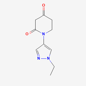 1-(1-Ethylpyrazol-4-yl)piperidine-2,4-dione