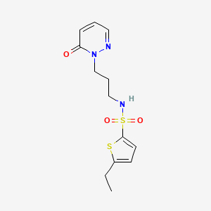5-ethyl-N-(3-(6-oxopyridazin-1(6H)-yl)propyl)thiophene-2-sulfonamide