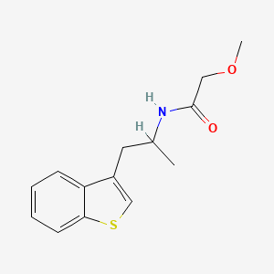 N-[1-(1-benzothiophen-3-yl)propan-2-yl]-2-methoxyacetamide