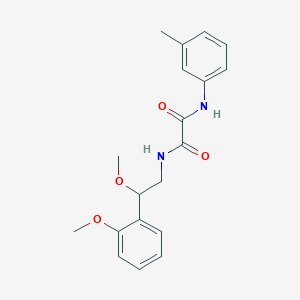B2967195 N1-(2-methoxy-2-(2-methoxyphenyl)ethyl)-N2-(m-tolyl)oxalamide CAS No. 1788558-66-6