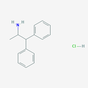 molecular formula C15H18ClN B2967210 1,1-二苯基丙烷-2-胺盐酸盐 CAS No. 3139-54-6