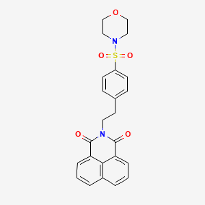 B2967217 2-(4-(morpholinosulfonyl)phenethyl)-1H-benzo[de]isoquinoline-1,3(2H)-dione CAS No. 838898-11-6