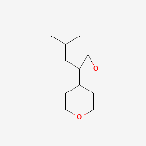 molecular formula C11H20O2 B2967274 4-[2-(2-Methylpropyl)oxiran-2-yl]oxane CAS No. 2248317-67-9
