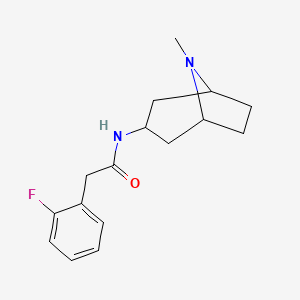 N1-(8-Methyl-8-azabicyclo[3.2.1]oct-3-yl)-2-(2-fluorophenyl)acetamide