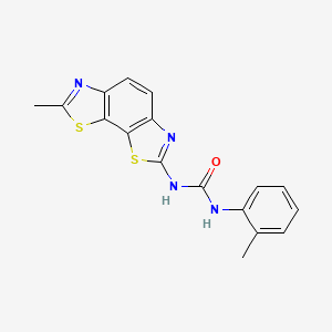 1-(2-methylphenyl)-3-(7-methyl-[1,3]thiazolo[4,5-g][1,3]benzothiazol-2-yl)urea