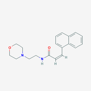 (Z)-N-(2-morpholinoethyl)-3-(1-naphthyl)-2-propenamide