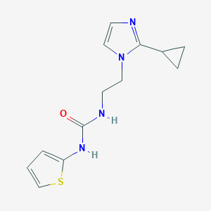 1-(2-(2-cyclopropyl-1H-imidazol-1-yl)ethyl)-3-(thiophen-2-yl)urea