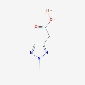 Lithium;2-(2-methyltriazol-4-yl)acetate