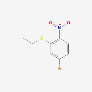 (5-Bromo-2-nitrophenyl)(ethyl)sulfane
