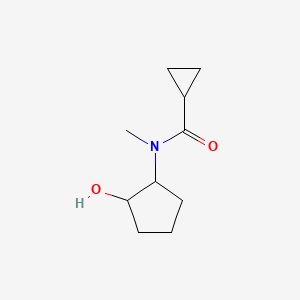 N-(2-hydroxycyclopentyl)-N-methylcyclopropanecarboxamide