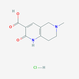 6-Methyl-2-oxo-1,2,5,6,7,8-hexahydro-1,6-naphthyridine-3-carboxylic acid hydrochloride