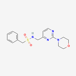N-((2-morpholinopyrimidin-4-yl)methyl)-1-phenylmethanesulfonamide
