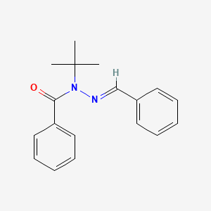 molecular formula C18H20N2O B2967546 N-叔丁基-N'-[(1E)-苯甲亚基]苯甲酰肼 CAS No. 129536-66-9