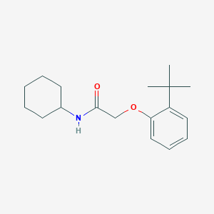 2-(2-tert-butylphenoxy)-N-cyclohexylacetamide