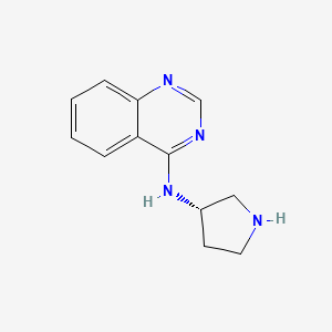N-[(3S)-Pyrrolidin-3-yl]quinazolin-4-amine