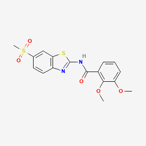 2,3-dimethoxy-N-(6-(methylsulfonyl)benzo[d]thiazol-2-yl)benzamide