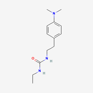 molecular formula C13H21N3O B2967628 1-(4-(Dimethylamino)phenethyl)-3-ethylurea CAS No. 1207043-90-0