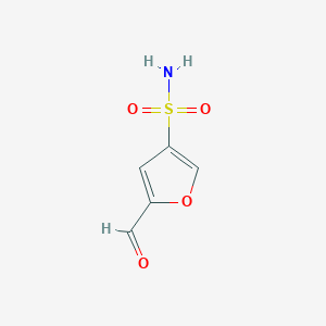 5-Formylfuran-3-sulfonamide