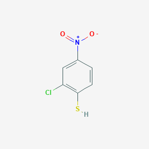 molecular formula C6H4ClNO2S B2967644 2-Chloro-4-nitrobenzene-1-thiol CAS No. 36776-29-1
