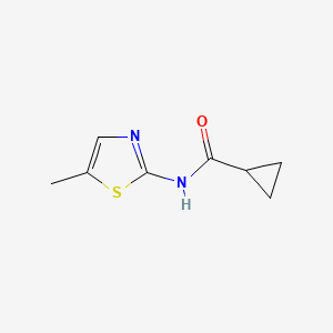 N-(5-methyl-1,3-thiazol-2-yl)cyclopropanecarboxamide